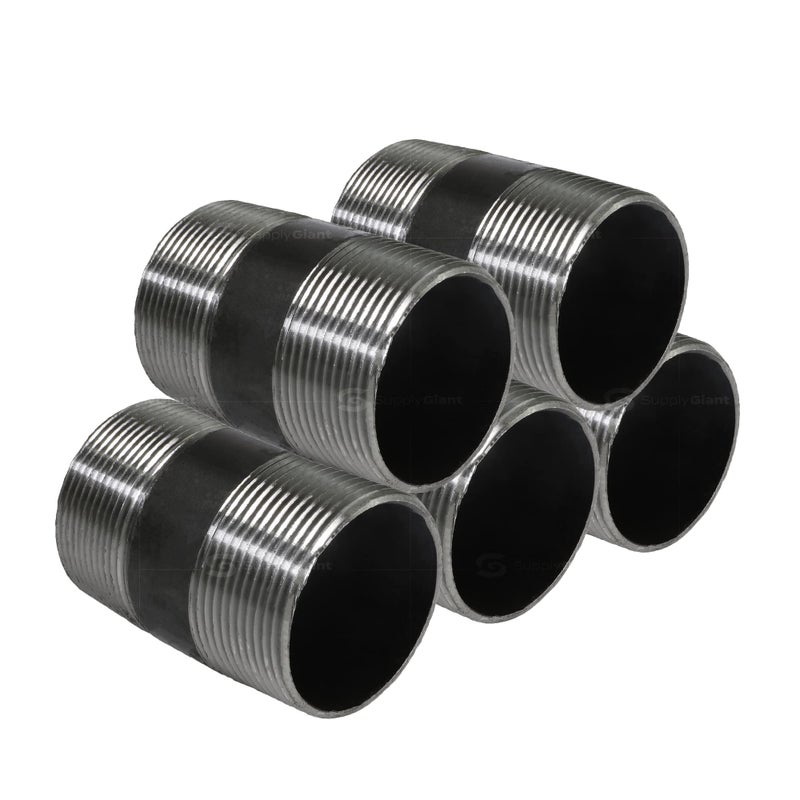 SUPPLYGIANT Everflow Supplies NPBL2025-5 Black Nipple Pipe - Image 3